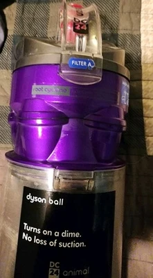 Dyson Purple Ball DC24 Animal upright vacuum cleaner For Parts - Image 1 of 4