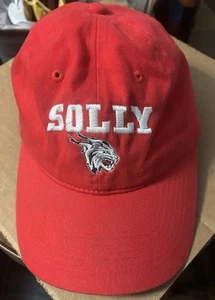 Cappello Rhodes College - Solly Lynx - Memphis Southwestern - rosso regolabile 2011 - Foto 1 di 5