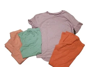 Arizona Girls XL 16 Lot Capri Long Leggings Ruffle Shirt Sparkle - Picture 1 of 5