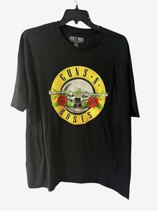 NEW Men’s Guns And Roses GNR Graphic Print T-Shirt Black Size 3 XL XXXL NWOT - Picture 1 of 4