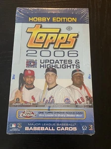 2006 Topps Baseball Updates & Highlights Hobby Box Factory Sealed 20+2 Packs - Picture 1 of 3