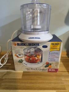 Black & Decker One Touch Zerkleinerer HC 306 Typ 1 Küchenfleischwolf Mini Küchenmaschine - Bild 1 von 7