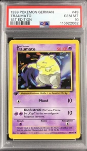 Traumato 49/102 - Basis-Set - 1. Edition - PSA 10 - Pokémon - Picture 1 of 4