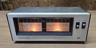 Medidor de potencia de audio realista APM-200 pico y RMS 42-2102 AC 120W 60Hz Foto 1 de 2