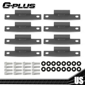 12338650 Body Side Door Hinge(8)pack w/ screws Fit For M998 Humvee HMMWV 4 Doors - Picture 1 of 12