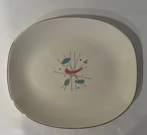 RARE COOL MCM Vtg Edwin Knowles Atomic Mobile Serving Tray 12”x10.5” HTF - Picture 1 of 8