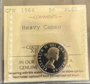 Canada - 5 Cents - 1964 - Heavy Cameo - ICCS Certified - PL-65 - Bild 1 von 3