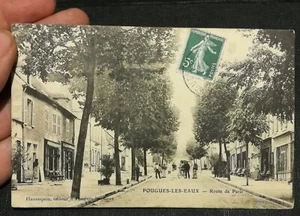 CPA 58 POUGUES LES EAUX Route de paris - hannequin éditeur - Imagen 1 de 2