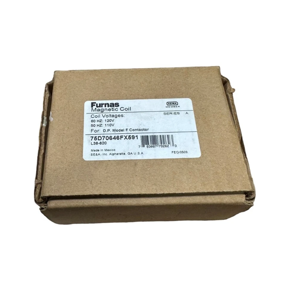 New Furnas 75D70646FX591 Magnetic Coil L38-620 **SALE** - Image 1 of 1