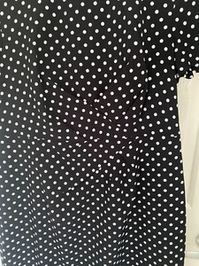 Tokito by Myer Black & White Polka Dot Ladies Dress Size 10 - Picture 1 of 4