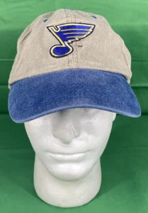 Cappello vintage marrone blu Missouri blues St. Louis - Foto 1 di 7