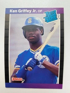 Ken Griffey Jr - 1989 Donruss #33 Rated Rookie Card - NM - Bild 1 von 6