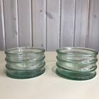 La Mediterranea Candle Holders Lot of 2 Made in Spain Recycled Glass