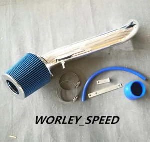 BLUE AIR INTAKE KIT FOR 1990-1993 AFTERMARKET ACCORD DX/LX/EX/EX-R/SE 2.2L - Foto 1 di 6