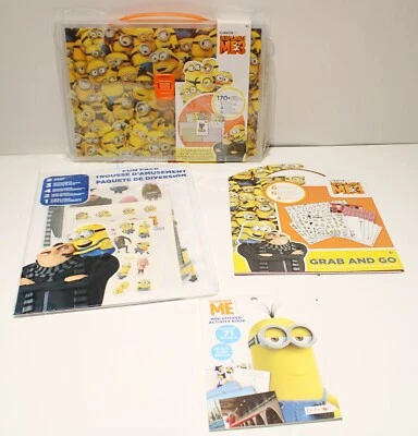 Despicable Me Minions Sticker Activity Books Posters Tattoos Wall Decals Case - Image 1 of 4