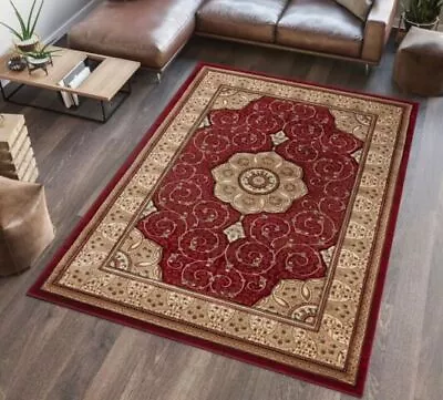 Hallway Runner Rug Classical Medallion Rugs Thick Premium Quality Hall Floor Mat - Image 1 of 3