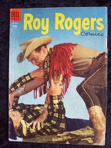 ROY ROGERS COMICS #82 DELL COMICS GOLDEN AGE WESTERN FOTO COVER - Bild 1 von 2