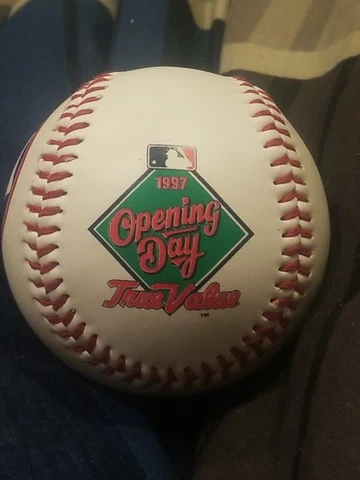philadlephia phillies opening day game 1997 baseball sga promo 97 ball Cover