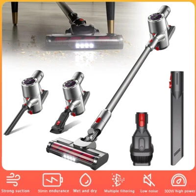 Cordless Vacuum Cleaner Powerful Lightweight Stick 300W 30Kp with HEPA Filter - Image 1 of 4