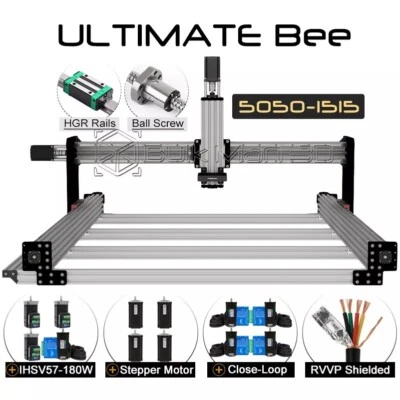 ULTIMATE Bee CNC Mechanical Kit 1210 Ball Screw Quiet Transmission Engraving CNC - Image 1 of 4