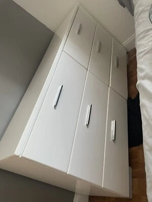 white bed set furniture - Image 1 of 4