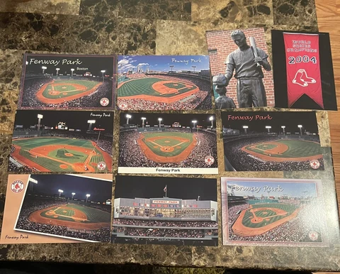 SET OF 10 BOSTON RED SOX / FENWAY PARK POSTCARDS!   2007.   (NEW) Cover