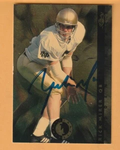 Rick Mirer Notre Dame Irish AUTO Signed 1993 Classic Images Goshen Indiana - Picture 1 of 2