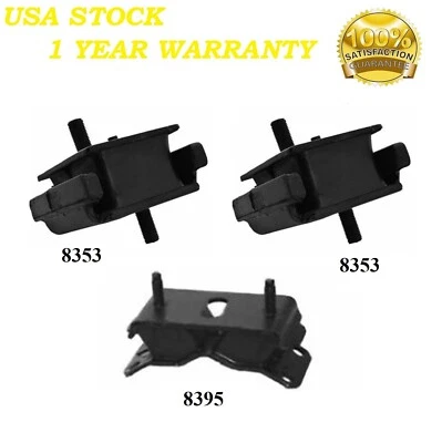 3 piezas montaje de motor y transmisión apto para Toyota Land Cruiser 1993-1997 4,5 L - transmisión automática Foto 1 de 4