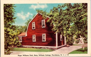 Postkarte Betsy Williams Ferienhaus Roger Williams Park Providence Rhode Island - Bild 1 von 2