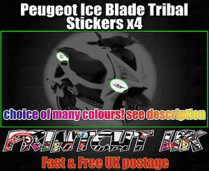 Peugeot ICE BLADE Tribal Stickers iceblade 50 100 125 Speedfight Jetforce Ctech - Picture 1 of 7