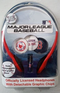 Boston Redsox, Grandes Ligas de Béisbol, Logo Casco de Bateo, Auriculares, 2009, Nuevo - Imagen 1 de 9
