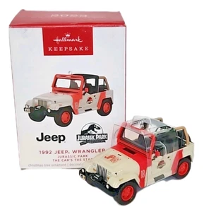 Hallmark Keepsake 1992 Jurassic Park Jeep Wrangler #3 Serie 2023 Ornament - Bild 1 von 18
