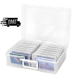 Jumbo Photo Storage Box Set1600 4x6 Picture Album Organizer Container Craft Case - Picture 1 of 5
