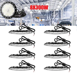 8x300W UFO LED hall lighting ceiling spotlight workshop light industrial lamp - Picture 1 of 9