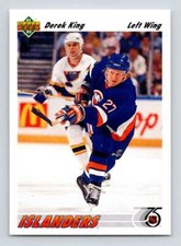 1991-92 Upper Deck #382 Derek King  New York Islanders 