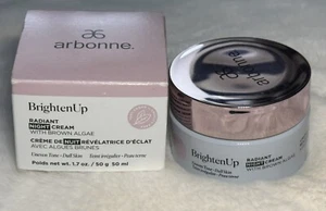 ARBONNE BrightenUp Strahlende Nachtcreme mit Braunalgen 1,7 Unzen Neu im Karton - Bild 1 von 4