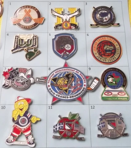 DIFF. TEAMS , YEARS PEE-WEE QUEBEC HOCKEY PIN'S (YOU PICK-YOUR CHOICE) PIN NN629 Cover
