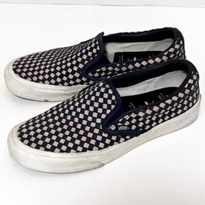 VANS Vault x Taka Hayashi Slip-On 66 LX "Dress Blues" Woven Nubuck Men's Size 8 - Picture 1 of 10