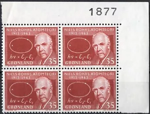 3142 Greenland 1963, FA 62, MNH, Niels Bohr, MI 62. - Picture 1 of 1