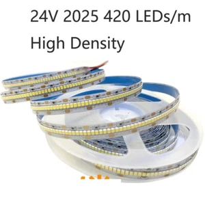 10MM LED Strip Light 420LEDs/M 2025 24V Flexible LED Tape Light High Density - Picture 1 of 14