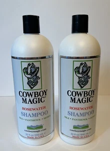 2 Count. Cowboy Magic Rosewater Shampoo 32 oz - Picture 1 of 2