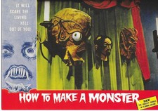 BREYGENT CLASSIC VINTAGE SCI FI HORROR POSTER 2010 TRADING CARD MAKE A MONSTER