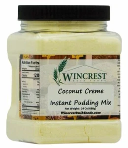 Coconut Creme Pudding - 1.5 Lb Tub - Free Expedited Shipping! - Picture 1 of 3