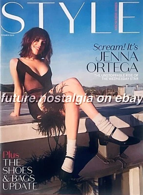 JENNA ORTEGA Rare SMILE 😀 COVER Betsey Johnson SIMONE ROCHA Sunday Times STYLE - Image 1 of 4