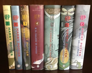 J.K.Rowling HARRY POTTER completa 7 volumi cartonati SALANI (4 in prima edizione - Picture 1 of 2