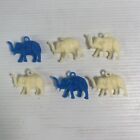 Vintage plastic elephants R&L Cereal Toy ?  ELEPHANTS Australia blue white