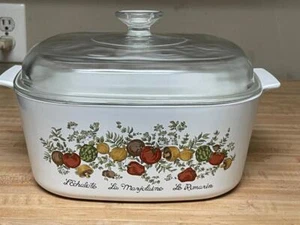 Vintage Corning Ware Spice Life A-5-B L'Echalote La Marjolaine Rare 5 QT Pyrex - Picture 1 of 1