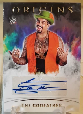 2022 Origins Wrestling Card THE GODFATHER #OA-GFT Auto Autograph WCW PAPA SHANGO - Image 1 of 2