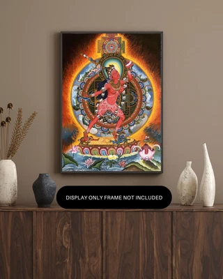 HIGH-QUALITY GICLEE PRINT VAJRAYOGINI TIBETAN THANGKA BUDDHIST DAKINI CANVAS - Image 1 of 4