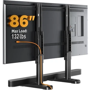 TV Ständer Stahl TV Beine für die meisten 37-86 Zoll Flat oder Curved Fernseher bis 132 lbs, ... - Bild 1 von 7